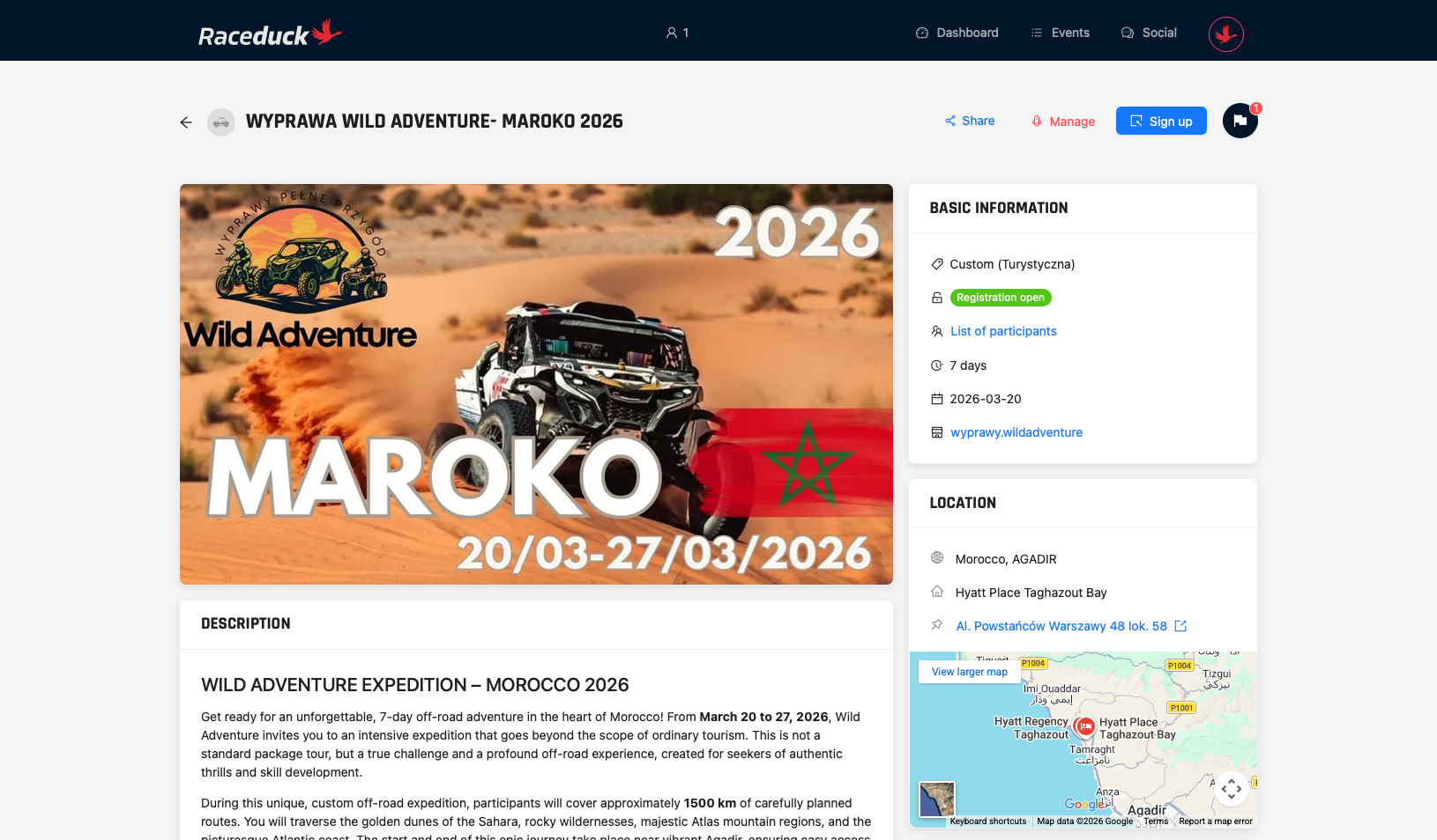 Raceduck - Screenshot 3 showing product features and functionality
