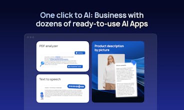 Изображение, демонстрирующее безупречную автоматизацию и интеграцию искусственного интеллекта в бизнес-процессы.