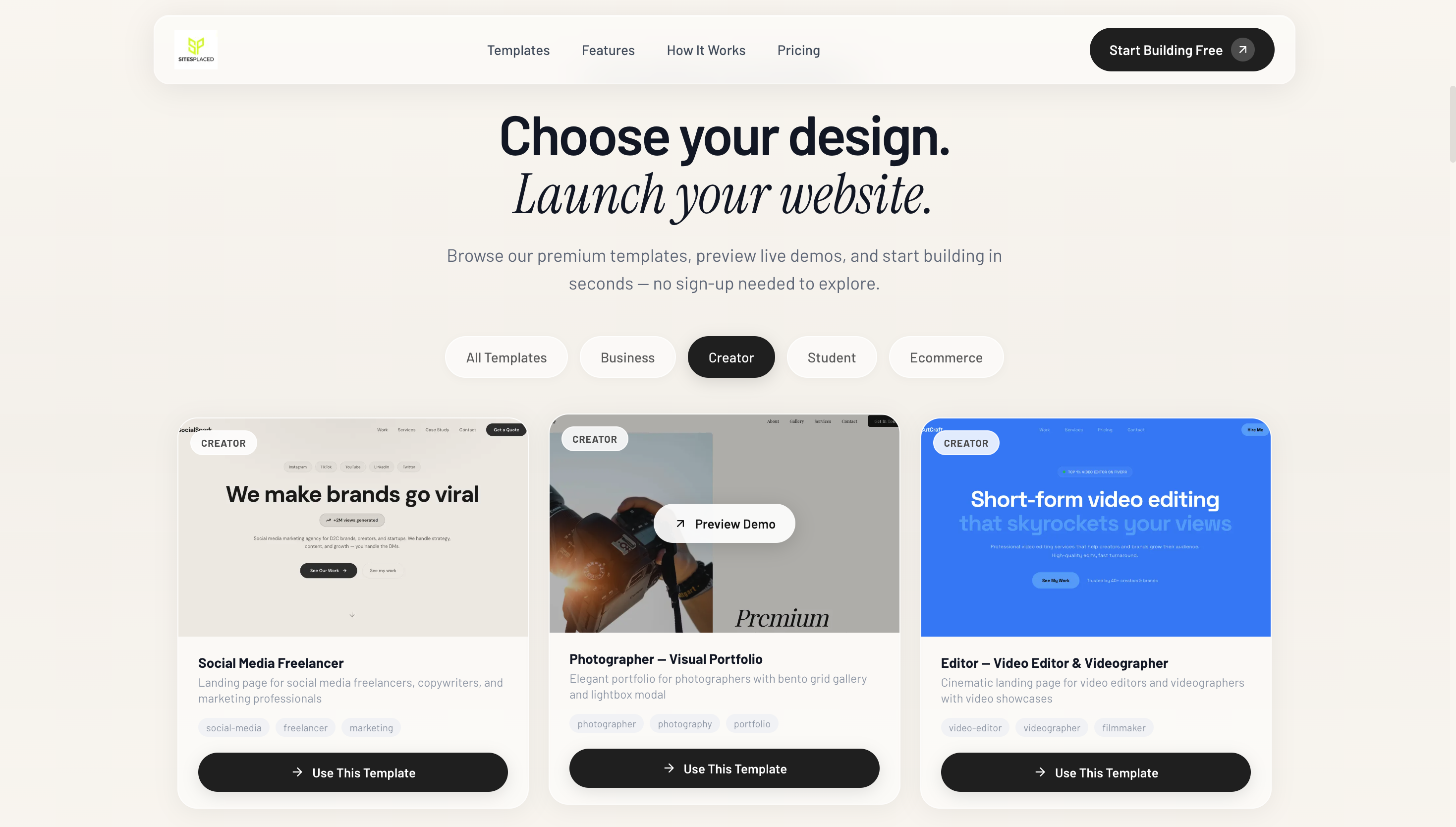 SitesPlaced gallery image