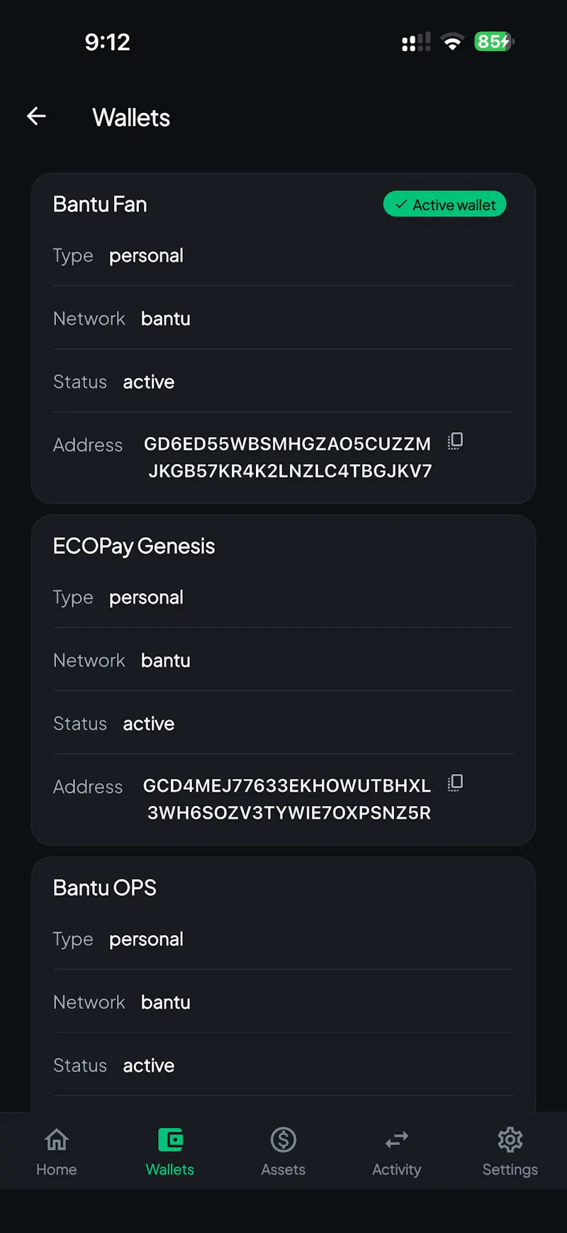 ECOPay Self-Custody Wallet screenshot 10