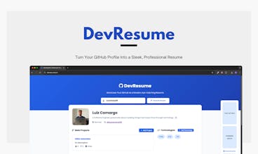 DevResume gallery image