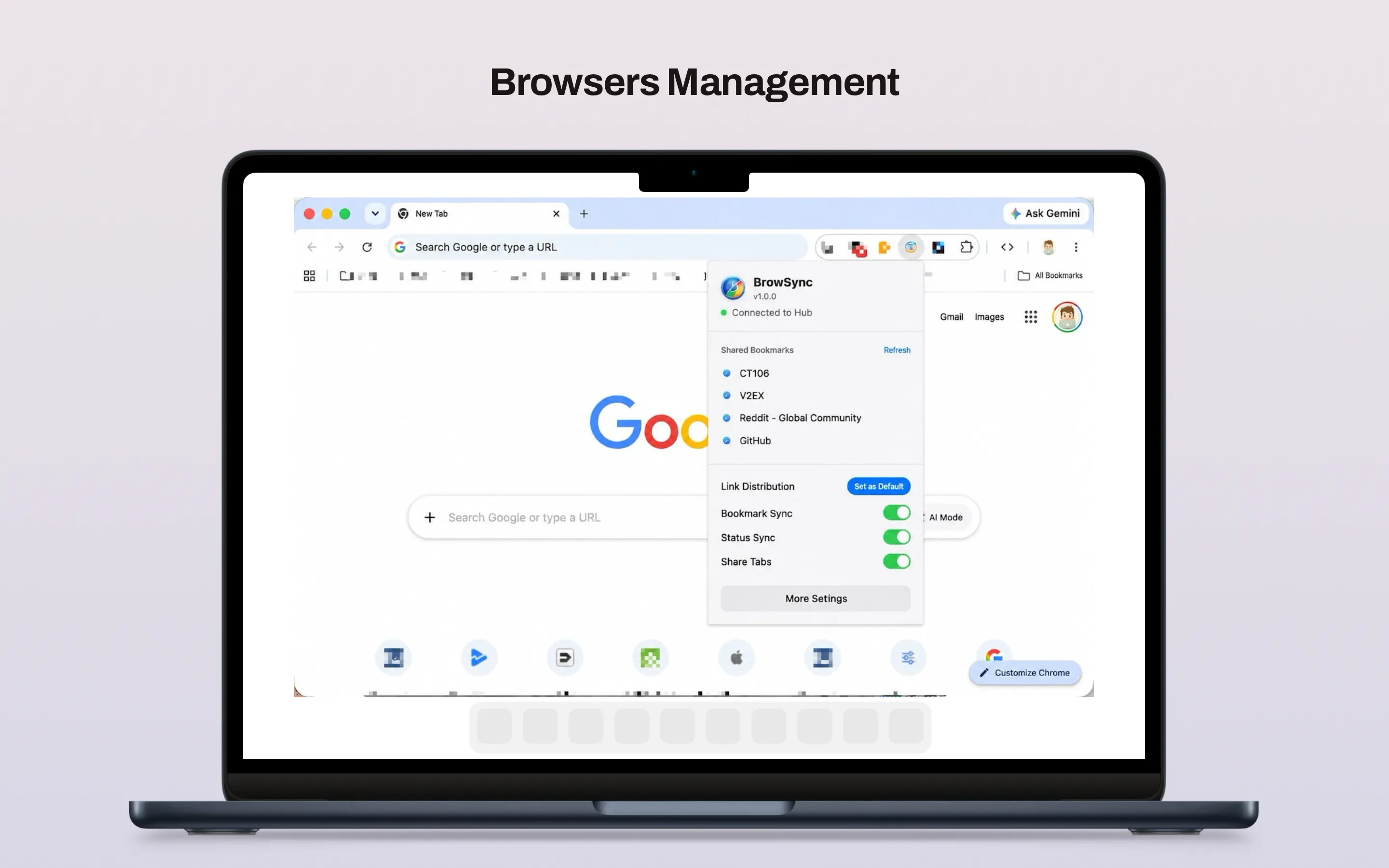 BrowSync screenshot 1