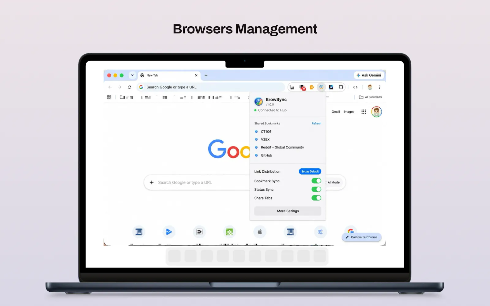 BrowSync screenshot 1