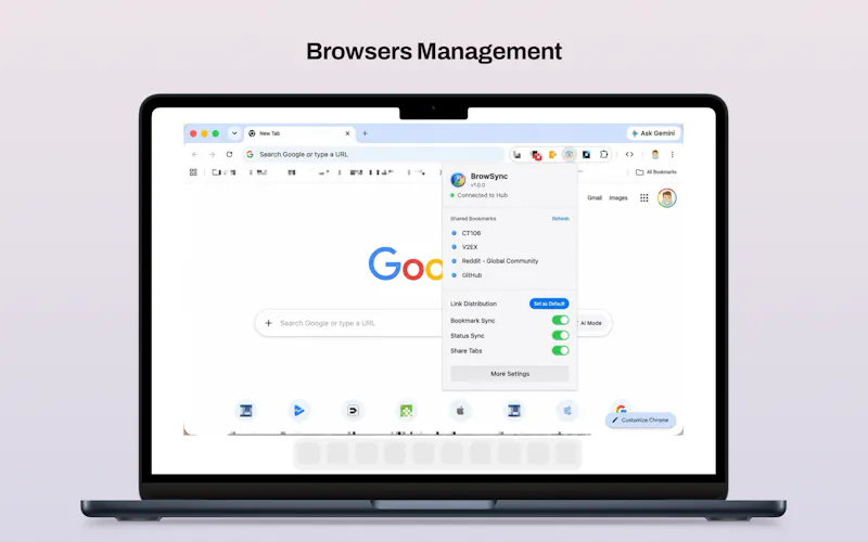 BrowSync screenshot 1
