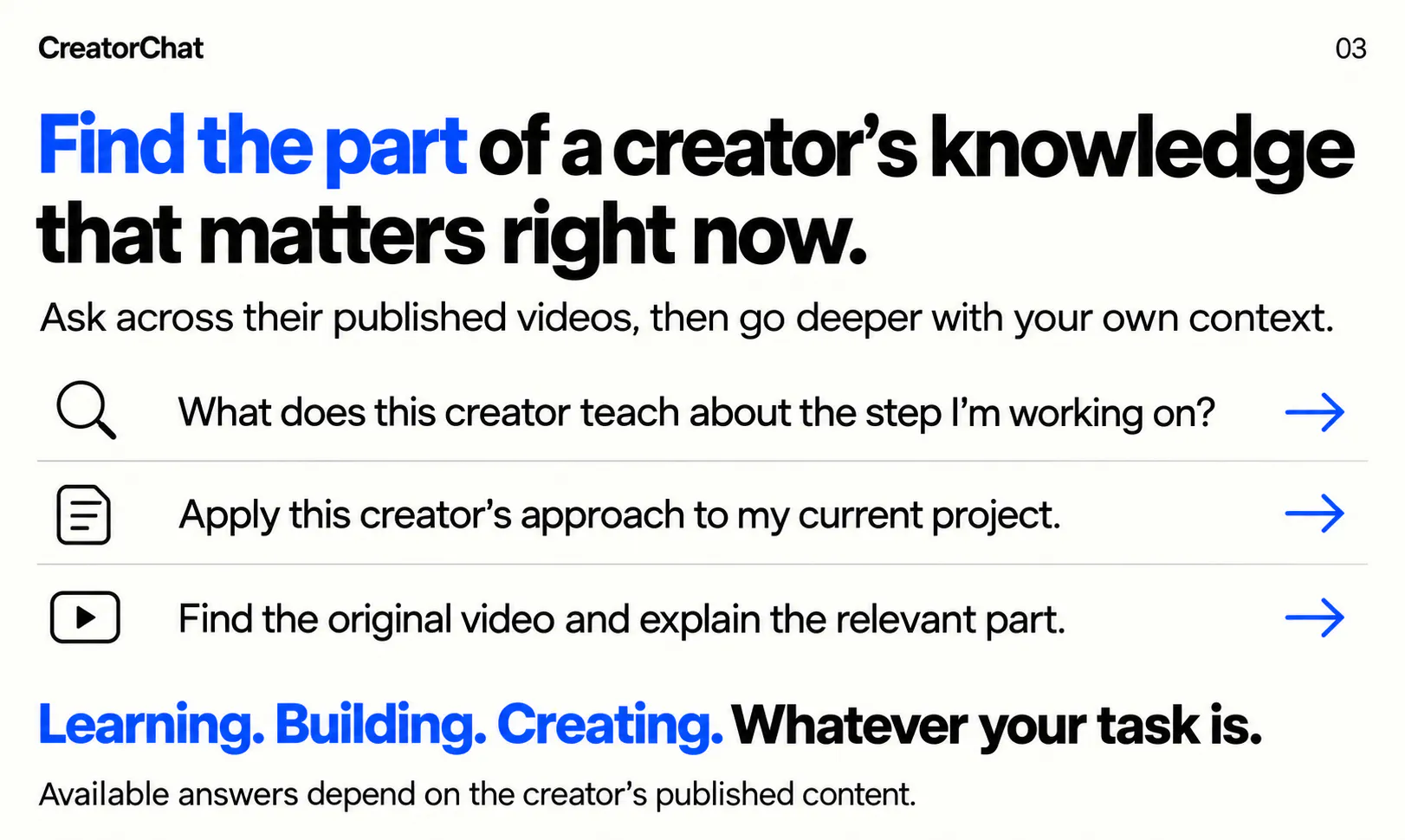 CreatorChat gallery image