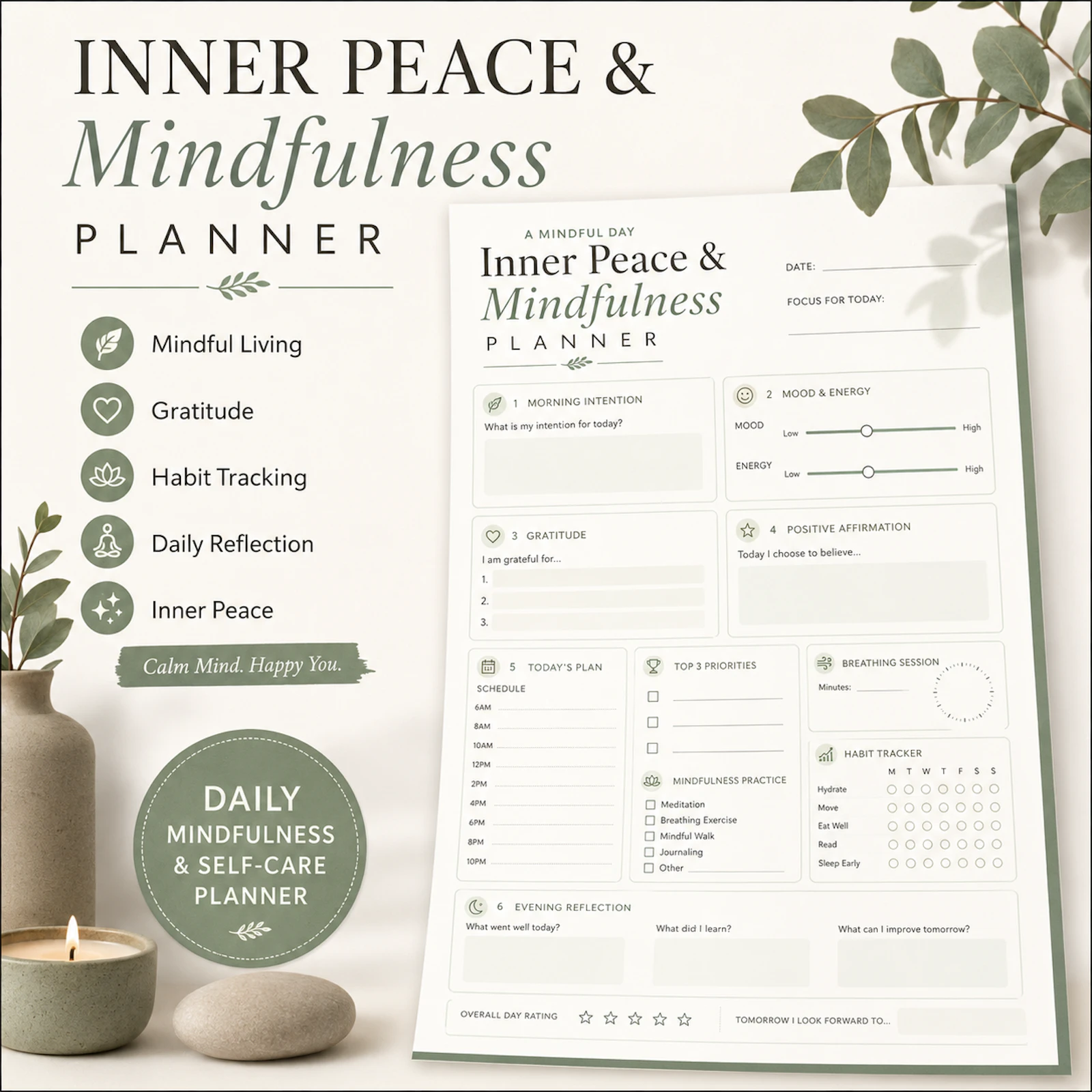 Inner Peace & Mindfulness Planner screenshot 1