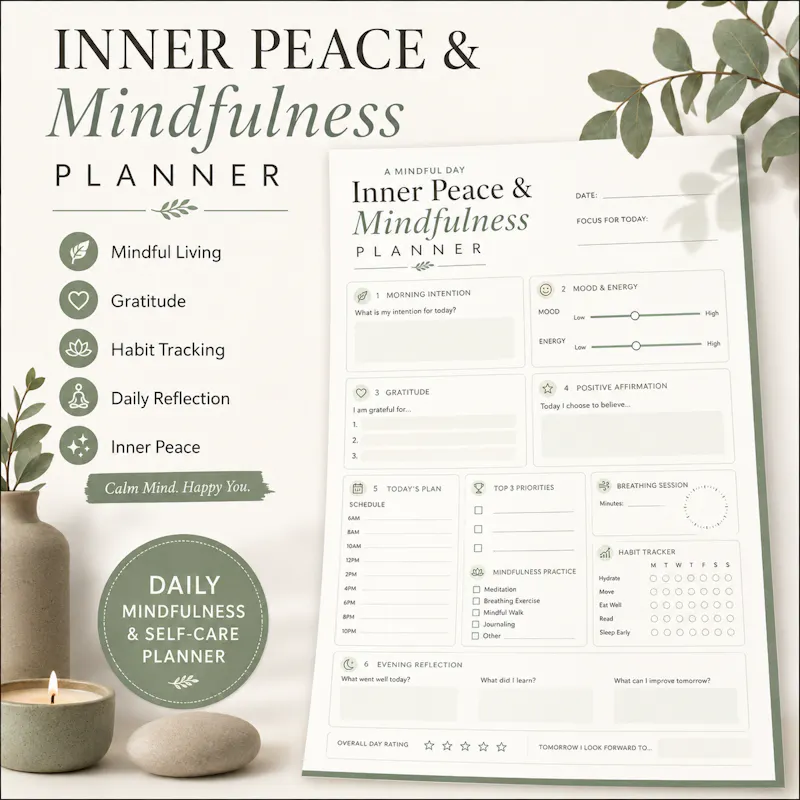Inner Peace & Mindfulness Planner screenshot 1