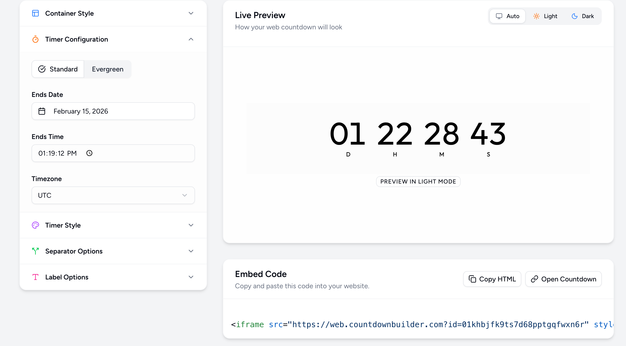Countdown Builder media 2