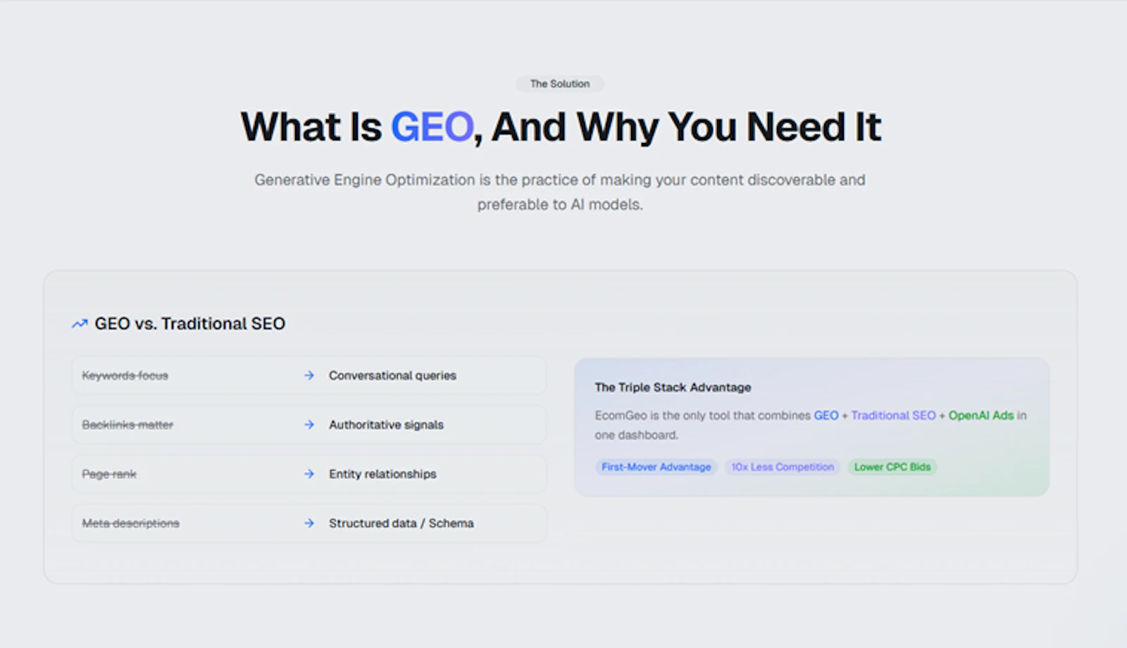 EcomGeo screenshot 1