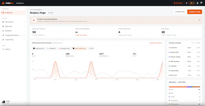 GoMySeo screenshot 1