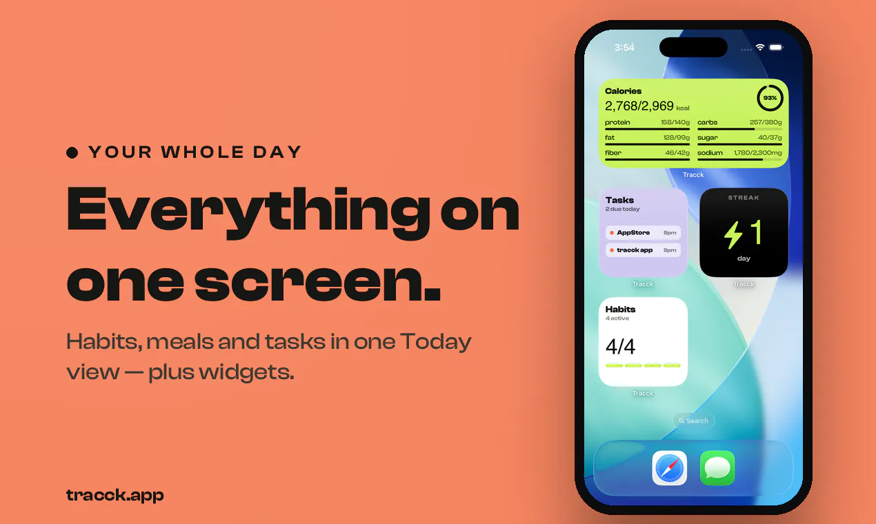 Tracck: calories, habits & tasks gallery image