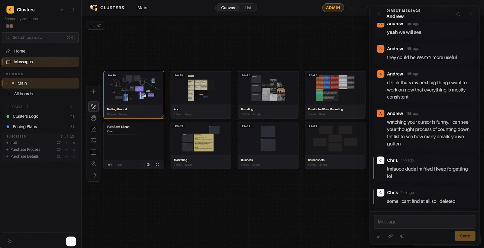Soleil Clusters screenshot 3