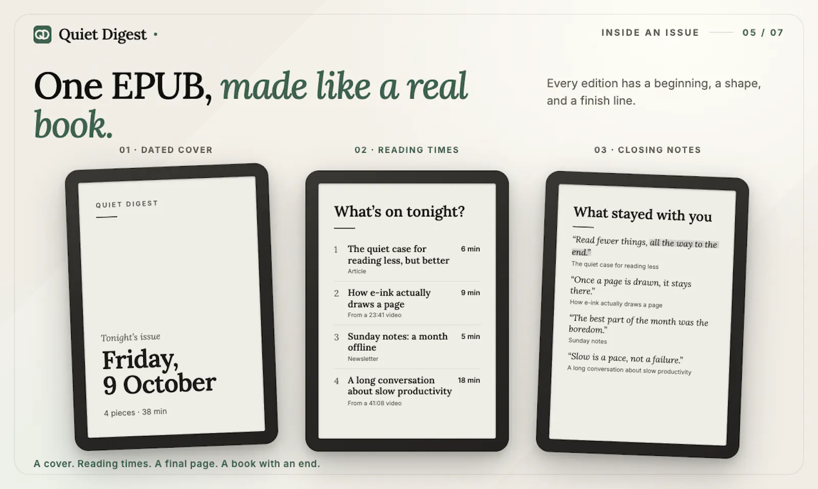 Quiet Digest screenshot 6
