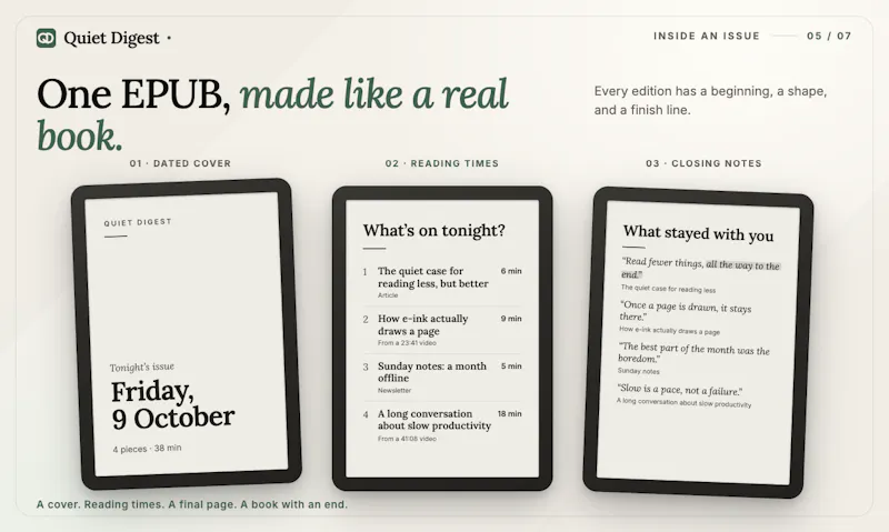 Quiet Digest screenshot 6