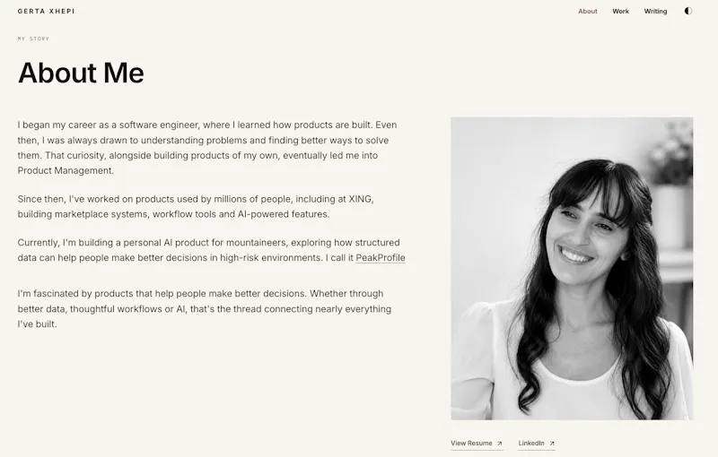 Gerta Xhepi screenshot 2