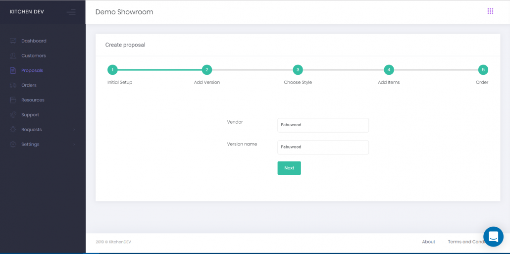 Cabinet Pricing & Ordering Software gallery image