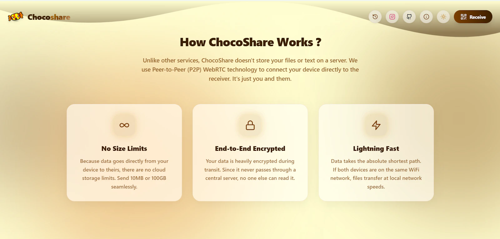 ChocoShare screenshot 2