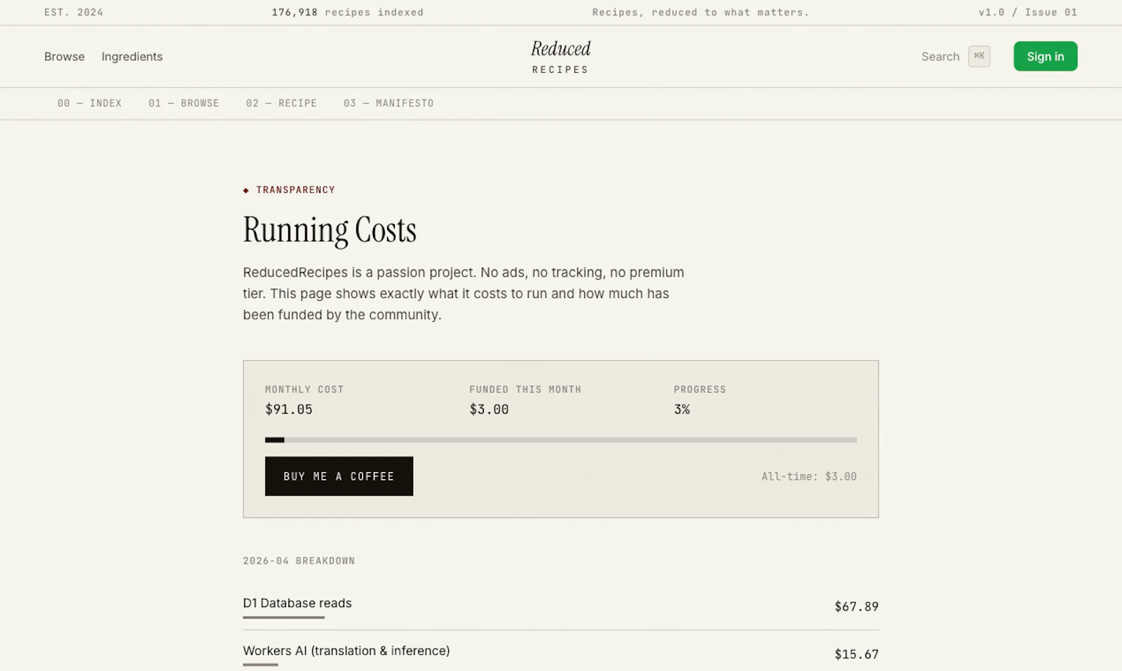 Reduced Recipes — Recipes, reduced. screenshot 3
