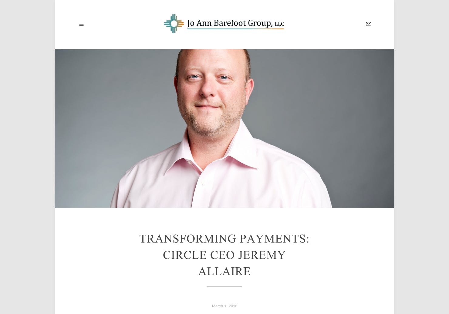 Barefoot Innovation - Interview with Jeremy Allaire of Circle media 1
