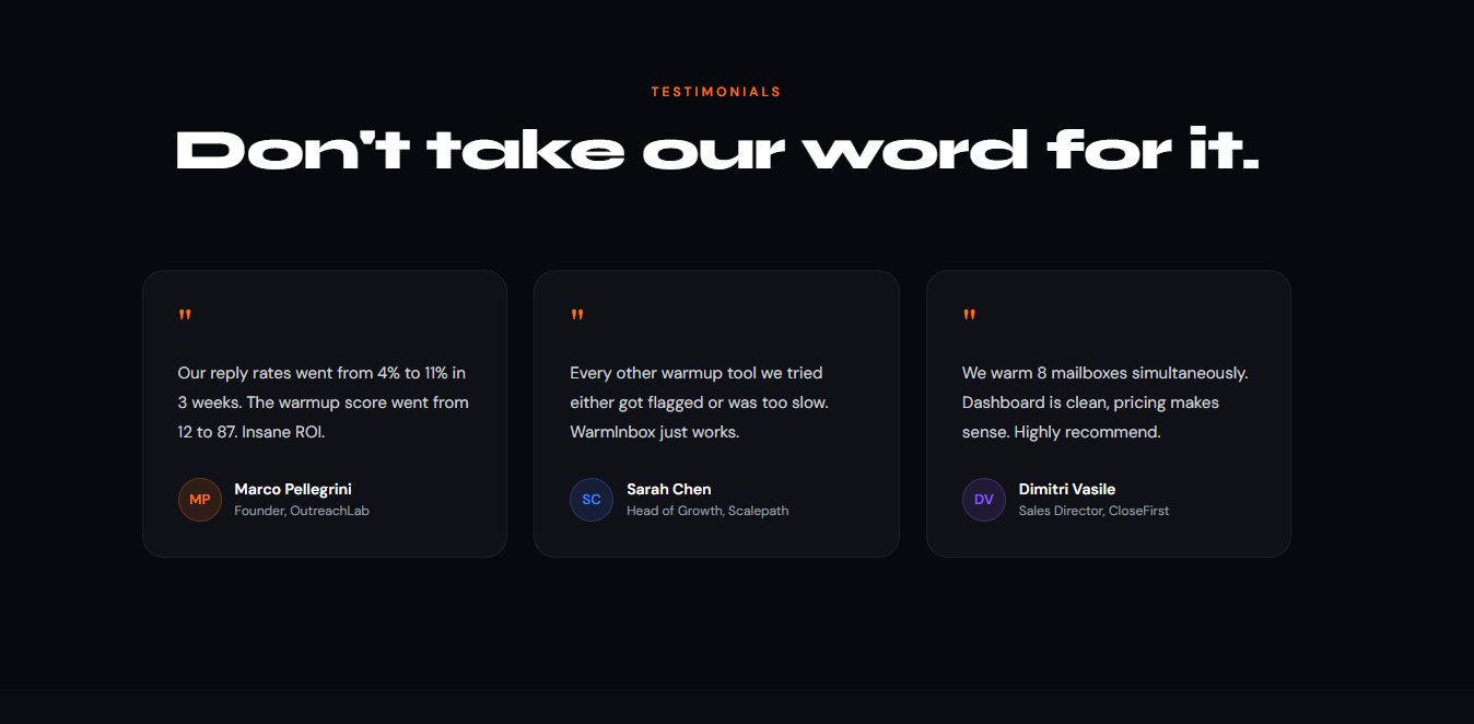 WarmInbox — Email Warmup gallery image