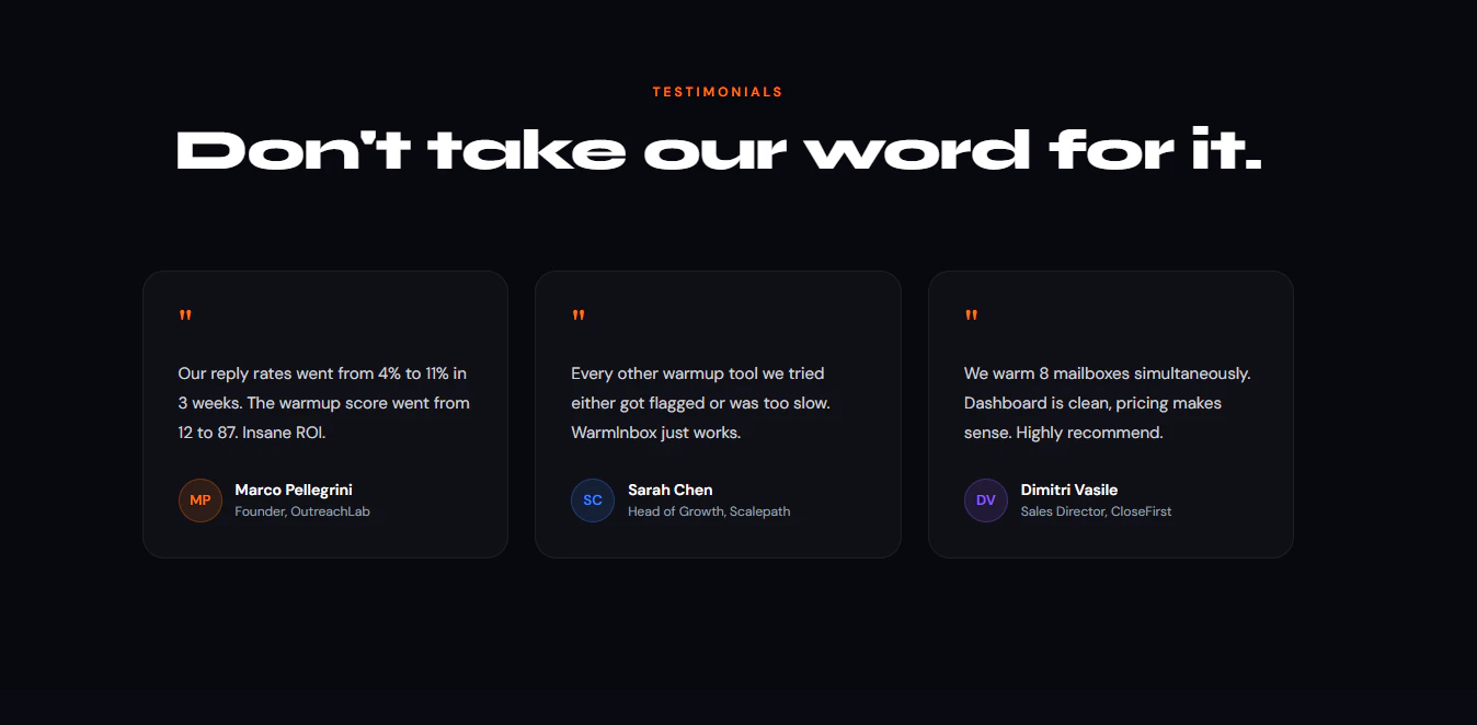 WarmInbox — Email Warmup screenshot 4