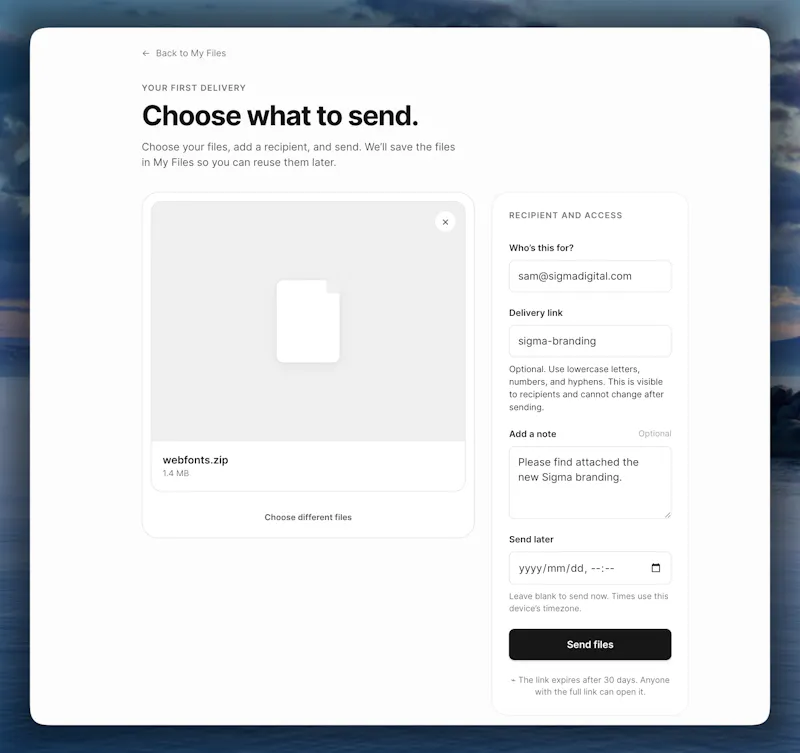 Campsend screenshot 2
