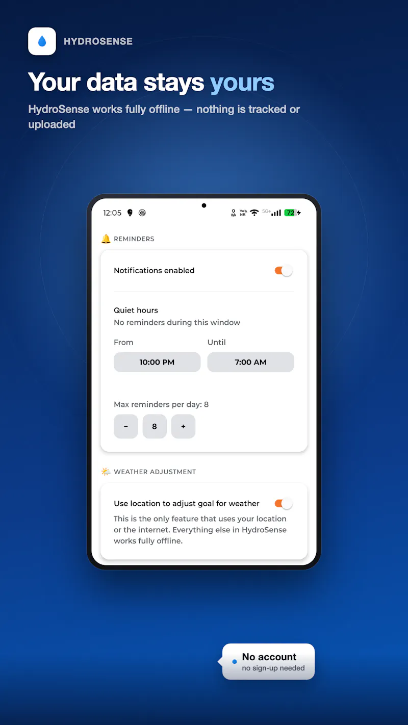 HydroSense screenshot 5