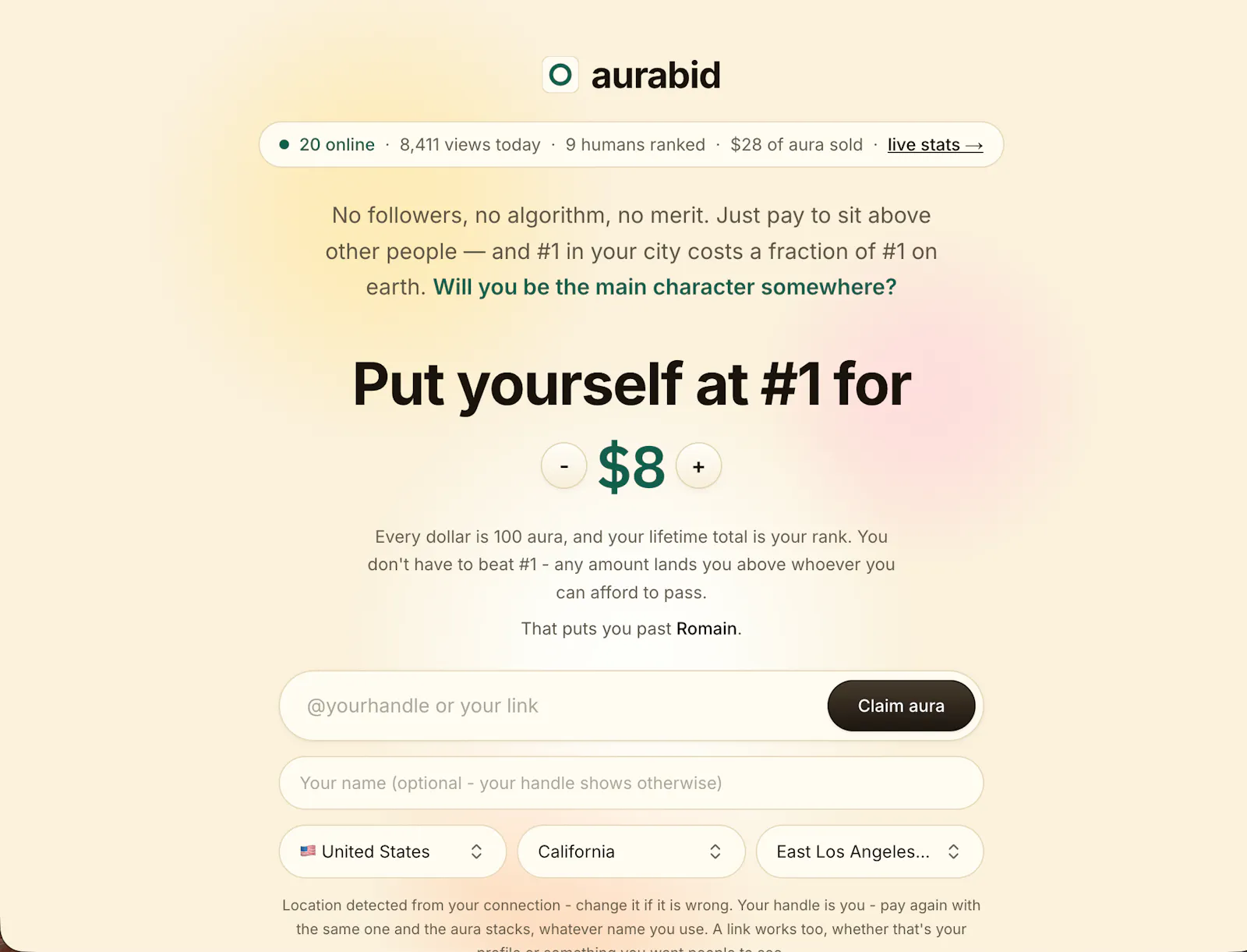 Aurabid screenshot 1