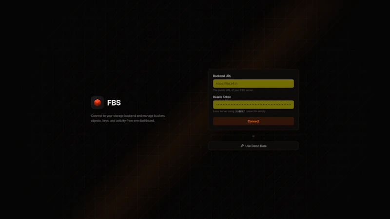FBS: Fast Blob Storage screenshot 3