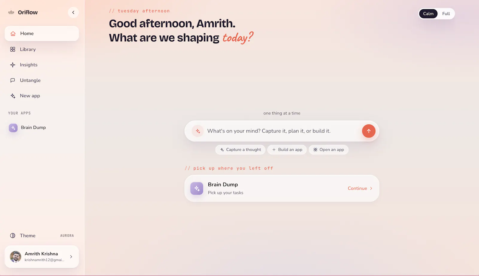 Oriflow screenshot 4