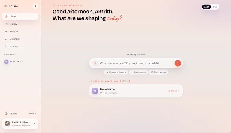 Oriflow screenshot 4