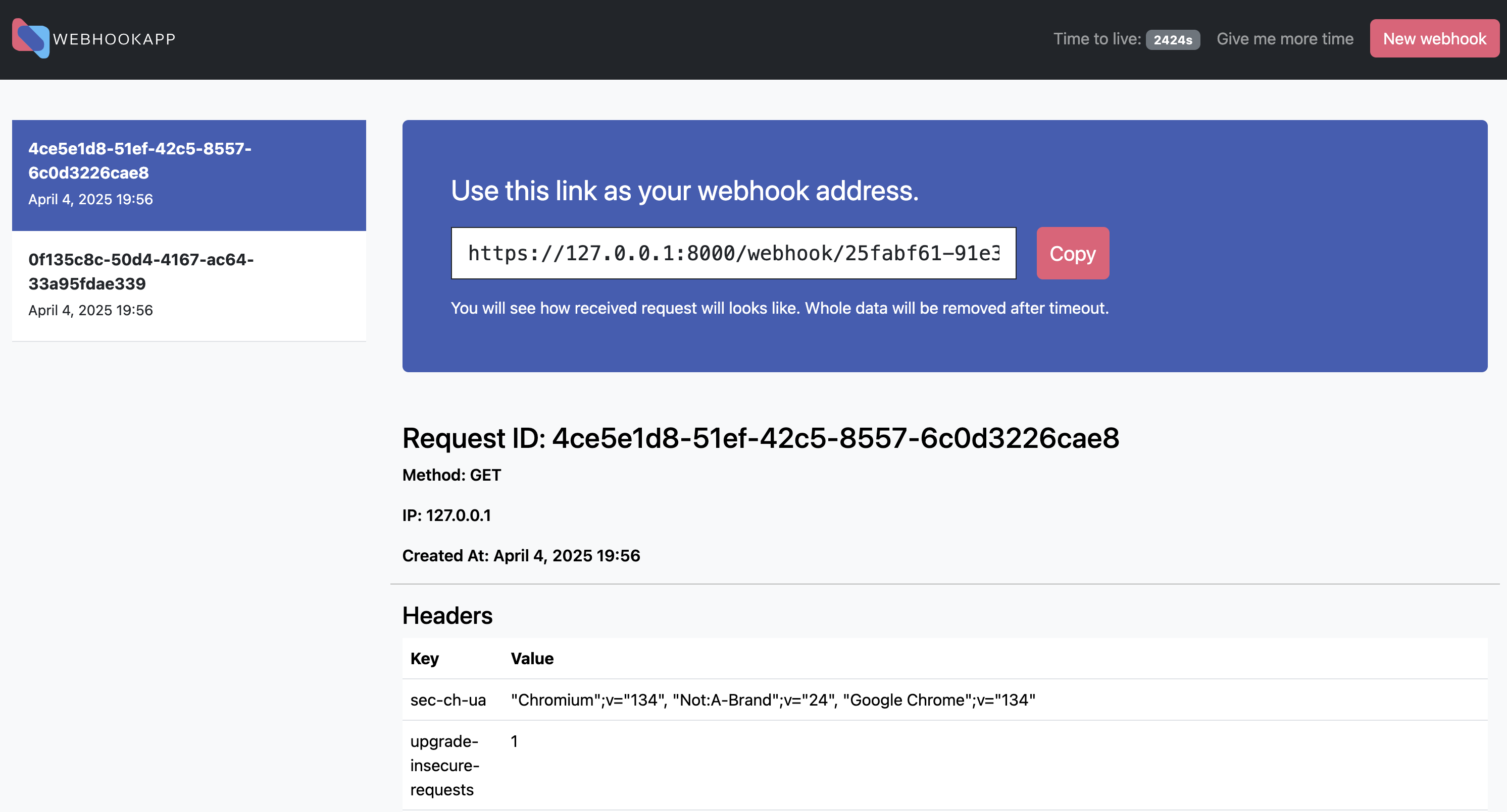 WebhookApp media 1