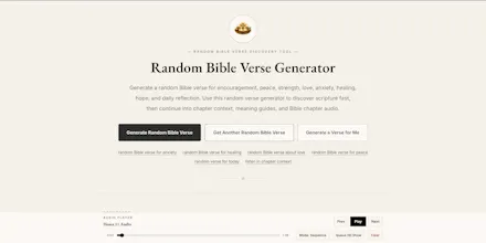 Random Bible Verse Generator gallery image