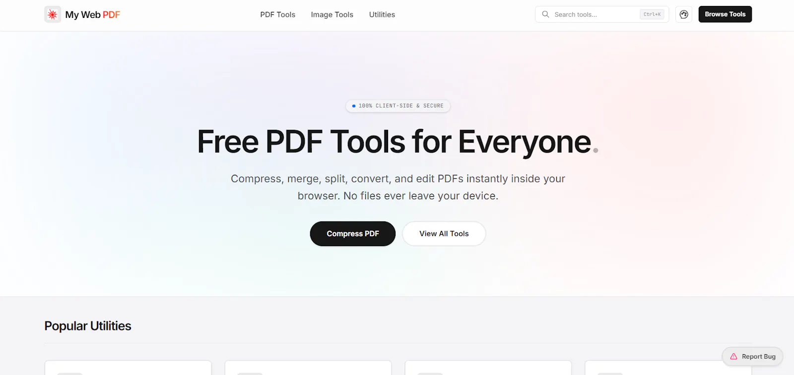 My Web PDF screenshot 1