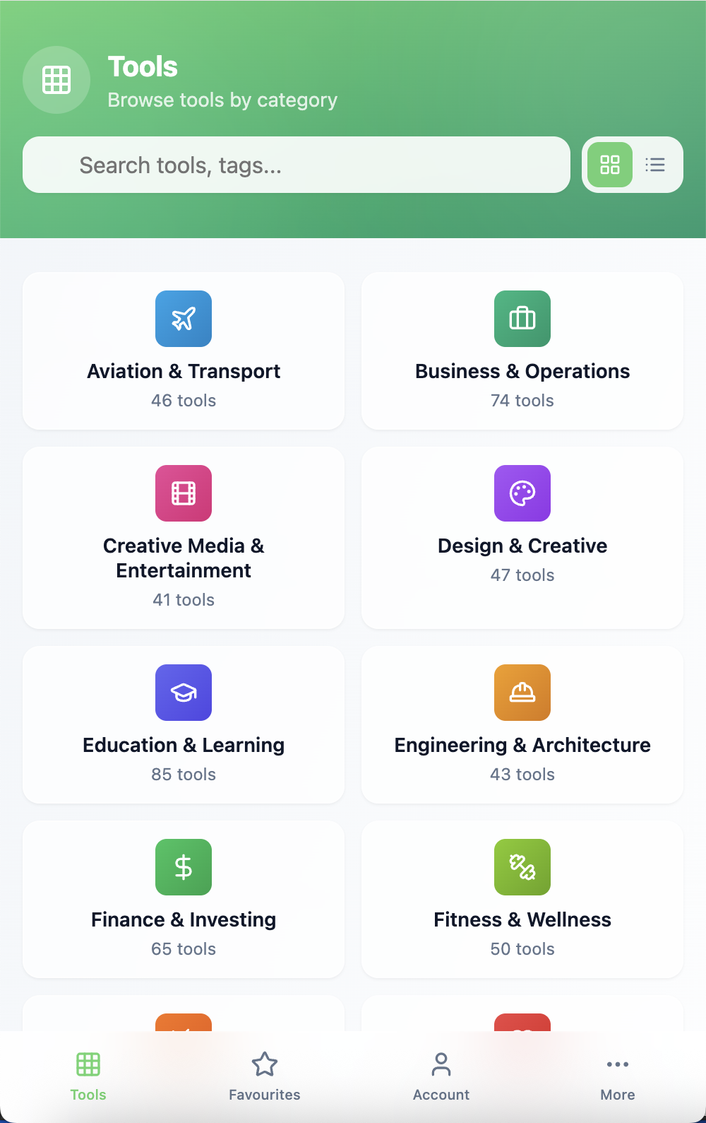 Tool World - Screenshot 2 showing product features and functionality