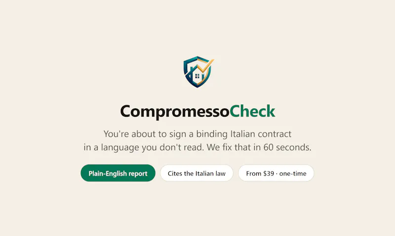 CompromessoCheck screenshot 2