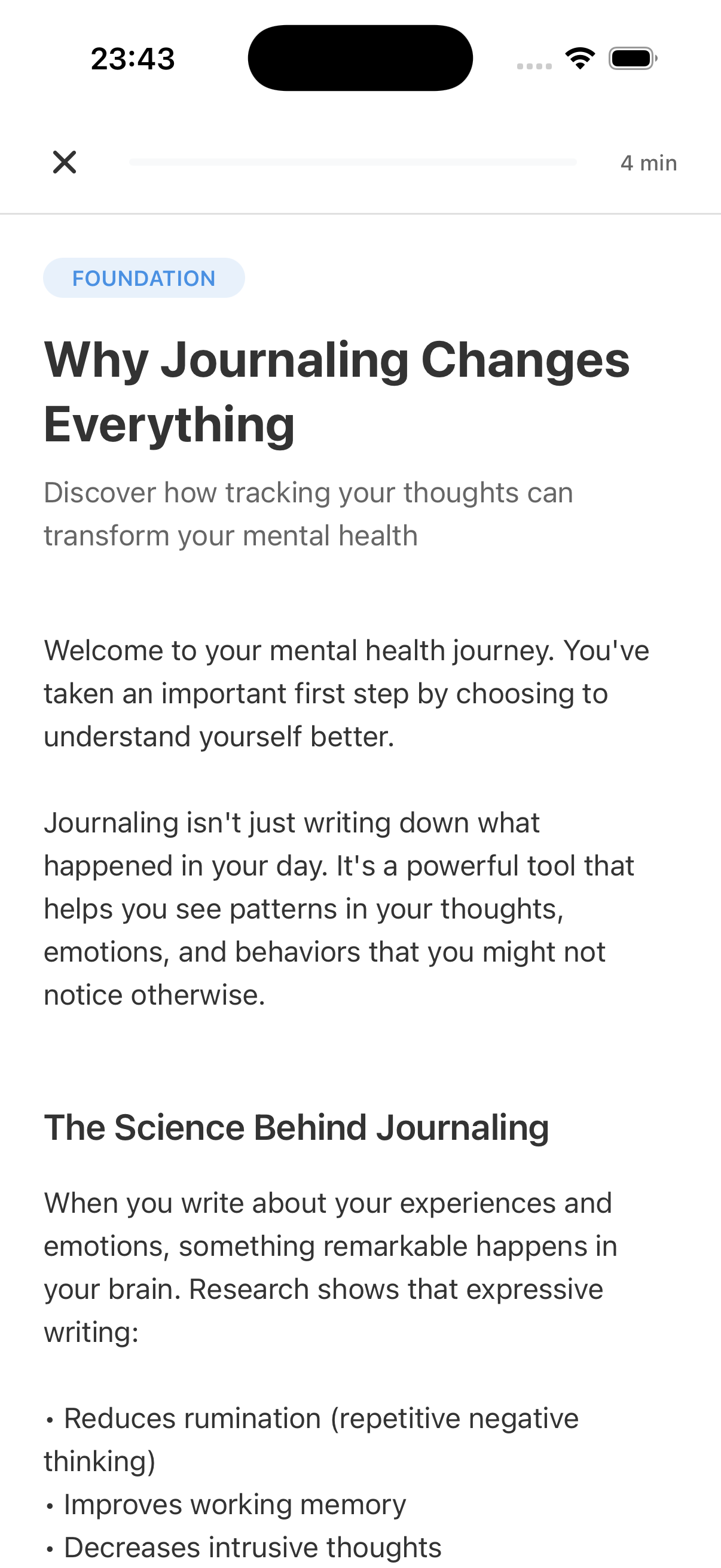 Unwindly - Screenshot 3 showing product features and functionality
