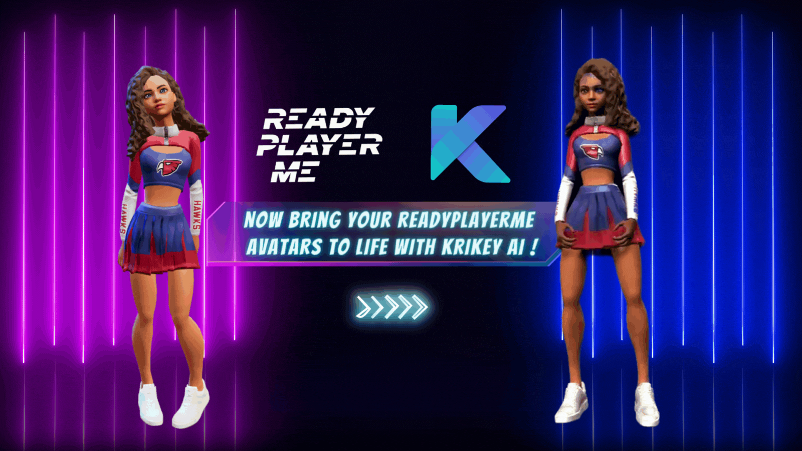 Krikey ai x Ready Player me - 맞춤형 RPM 아바타 용 AI 애니메이션을 몇 분 안에 생성하십시오 미디어 3