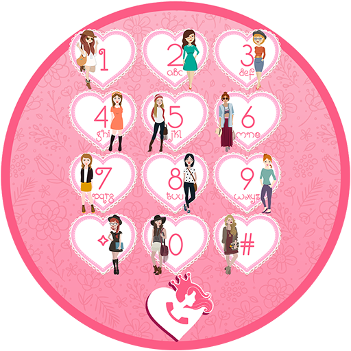 Sweet Pink Dialer + Caller ID