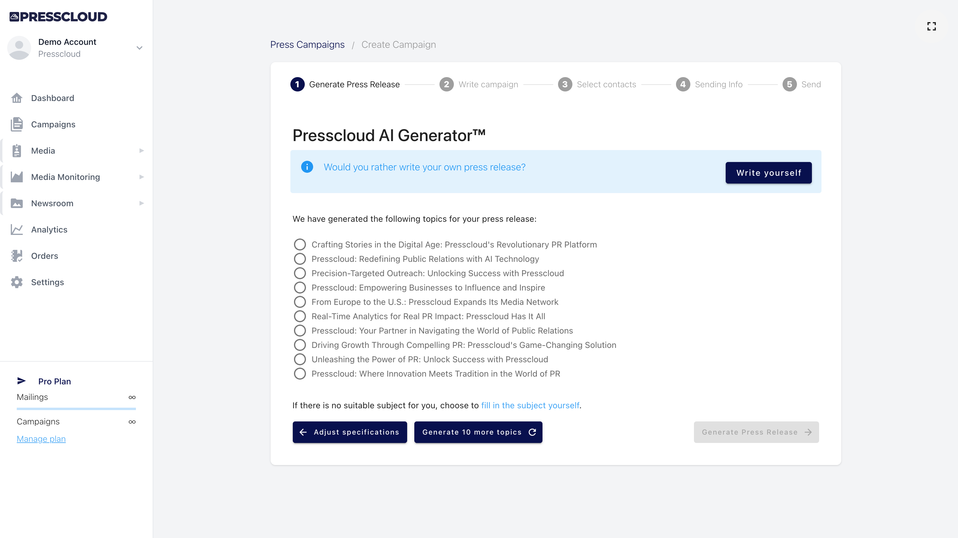 Presscloud.ai gallery image