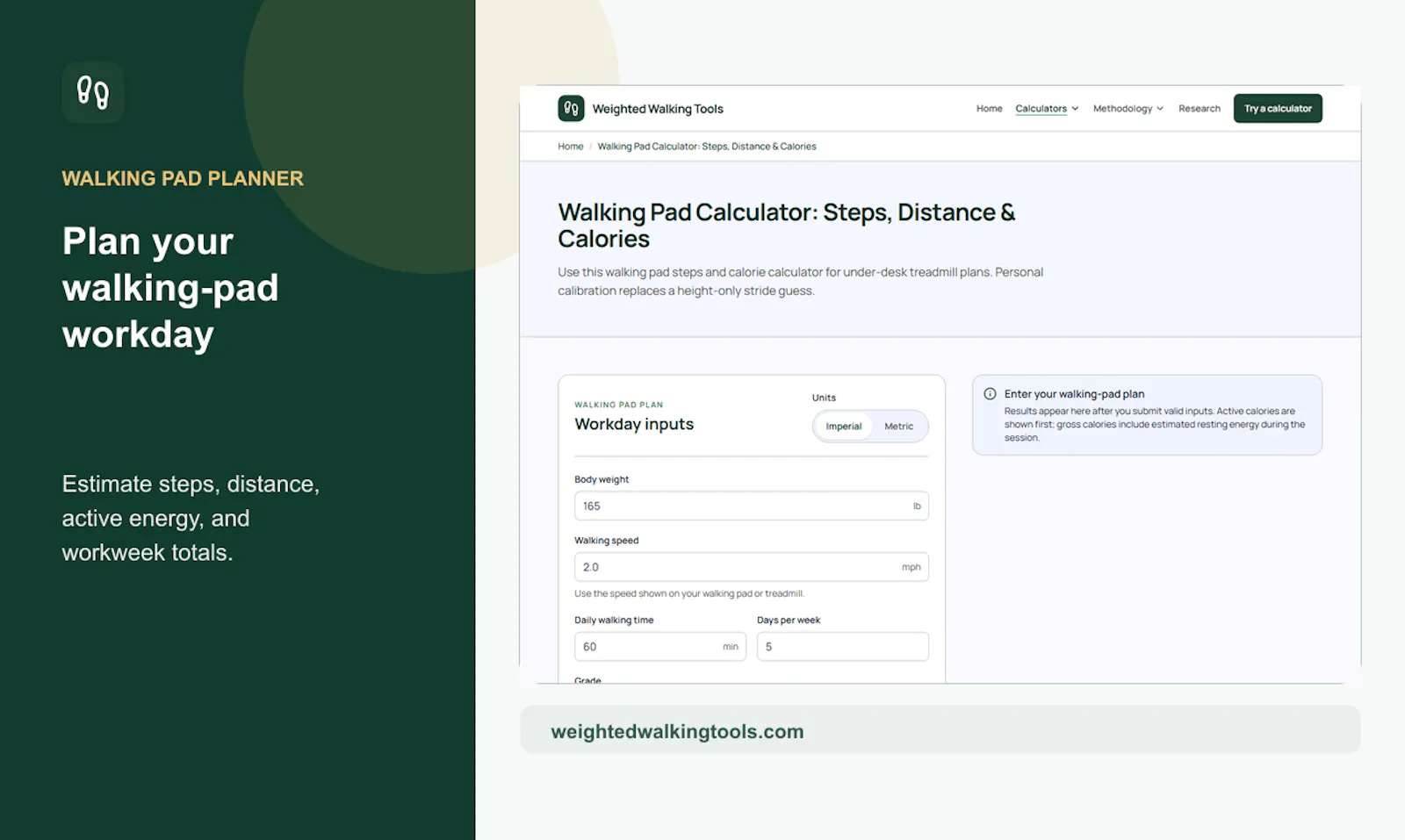 Weighted Walking Tools screenshot 2