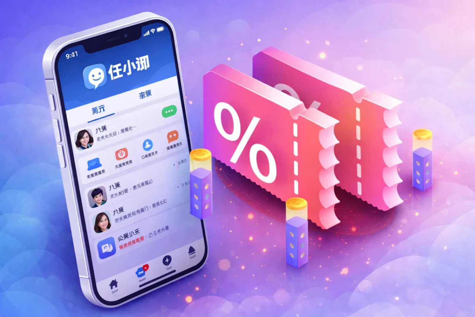 任小聊下载 - 轻量级安全即时通讯工具（2026最新版）   screenshot 1