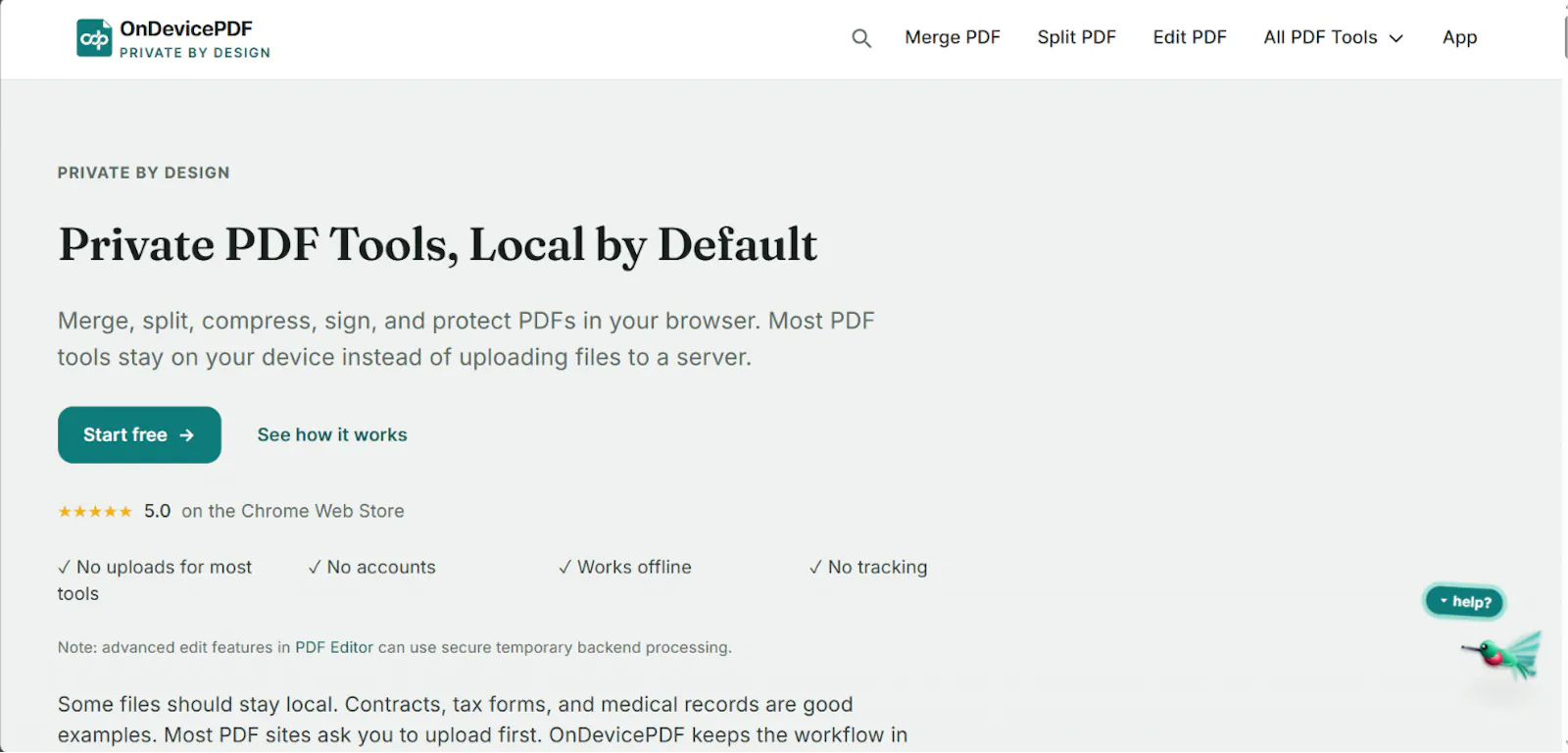 OnDevicePDF screenshot 1