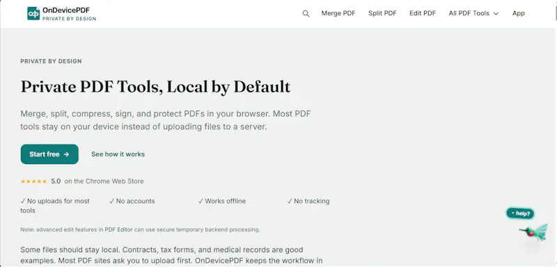OnDevicePDF screenshot 1