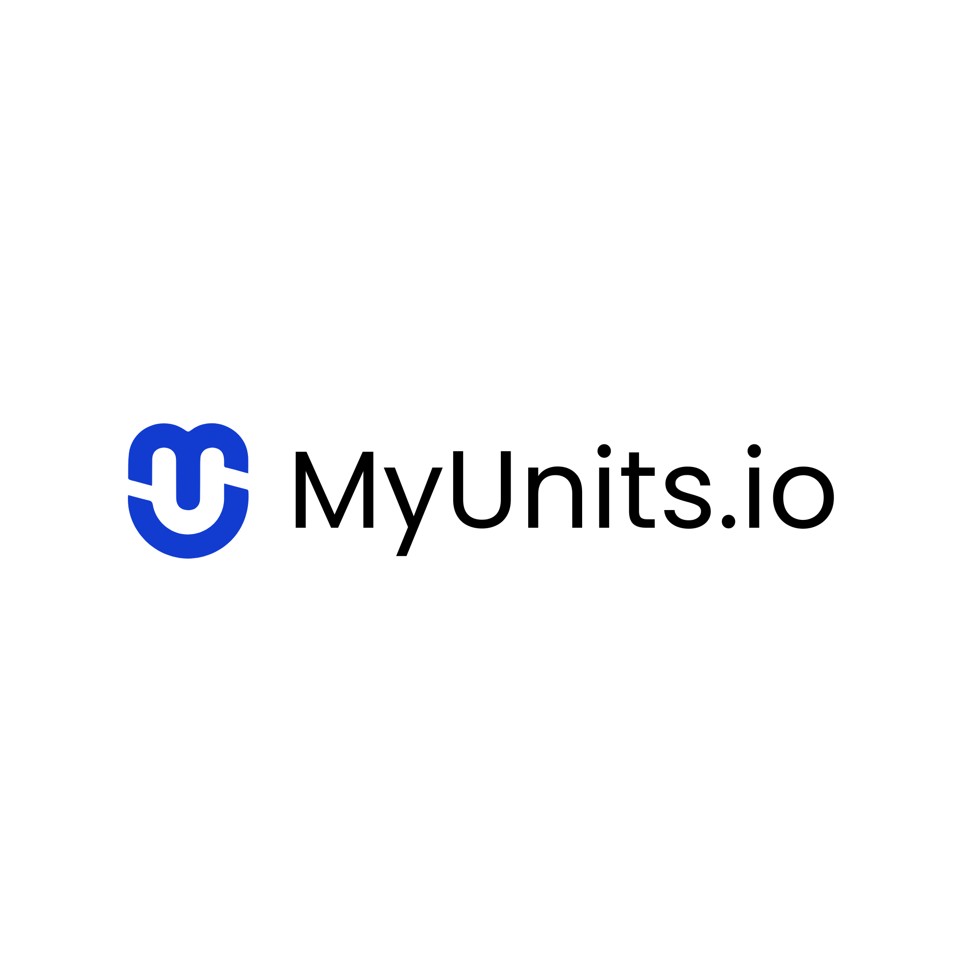 MyUnits.io - Product Hunt launch logo and brand identity