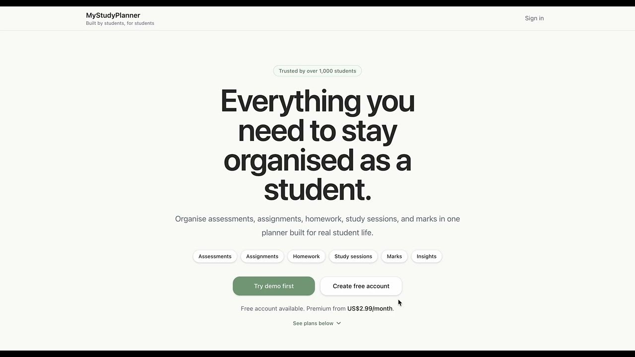 MyStudyPlanner gallery image
