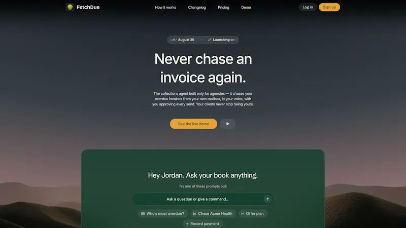 FetchDue screenshot 1