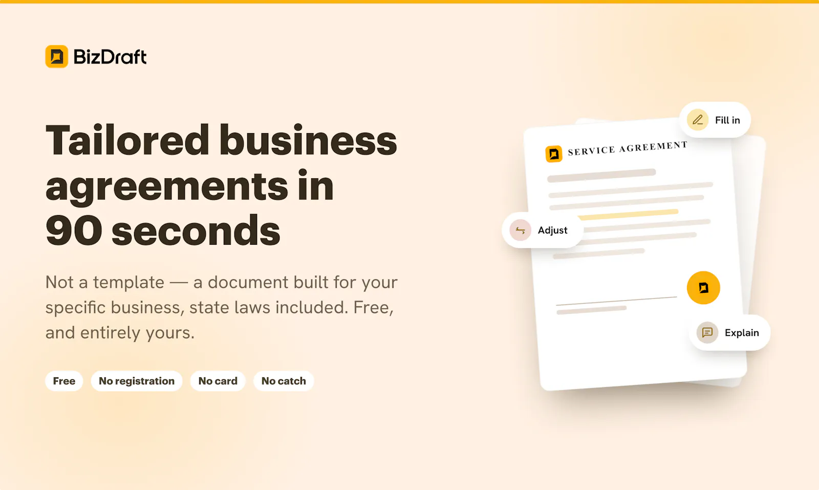 BizDraft screenshot 1