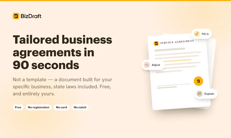 BizDraft screenshot 1