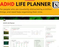 ADHD Life Planner | Notion Template media 2
